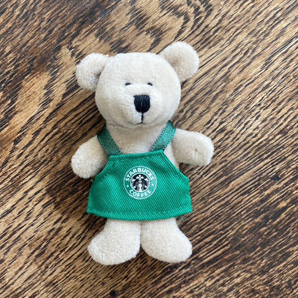 Starbucks bearista finger puppet